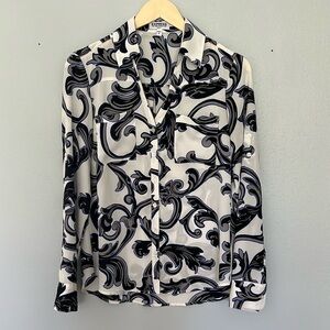 Express The Portofino Paisley Shirt Slim‎ Fit Size Small